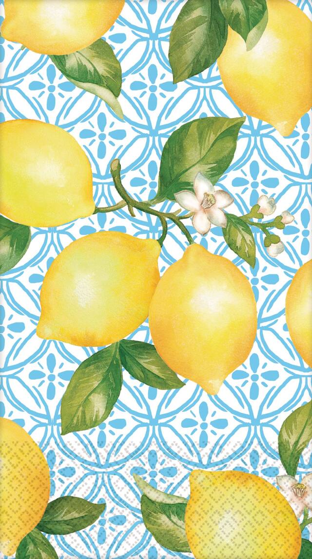 Lemon Fresh Eco Guest Towels, 16-pk Front_Flat