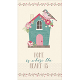 Essuie-mains d'invité Home Is Where the Heart Is, paq. 16 Front_Flat
