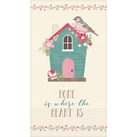 Home Is Where the Heart Is Guest Towels, 16-pk Front_Flat