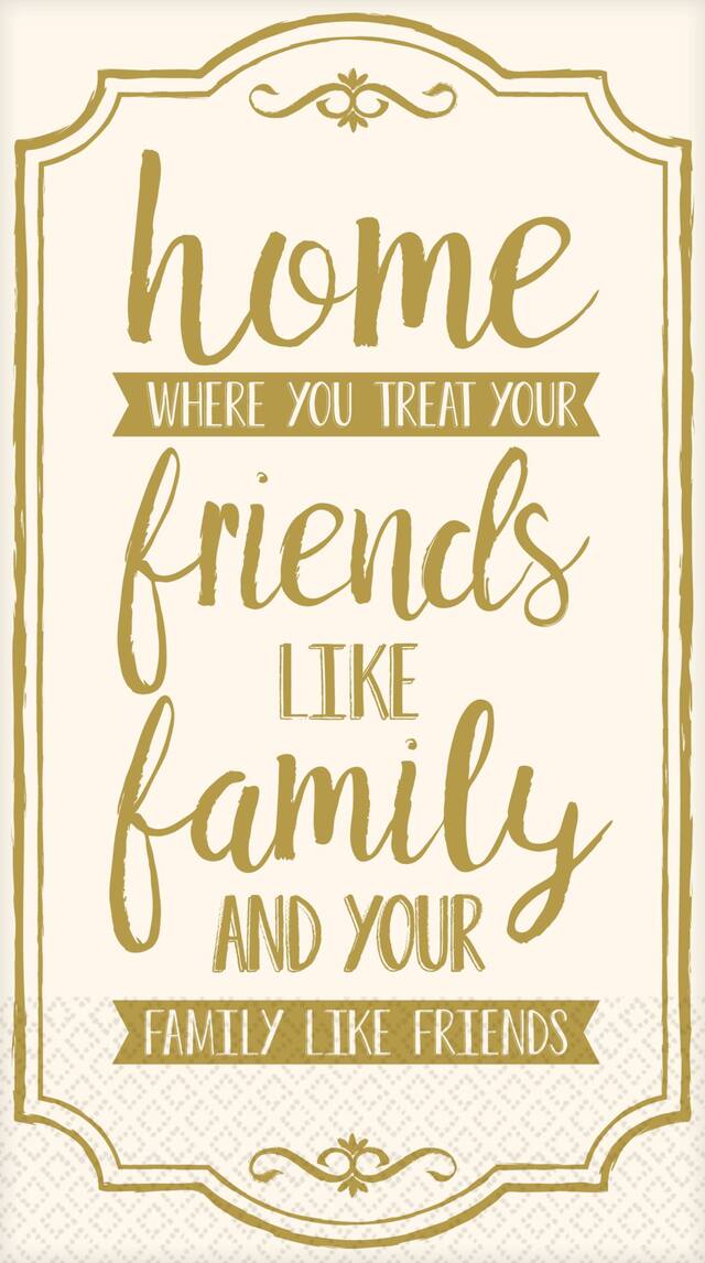 Home, Friends & Family Premium Guest Towels, 16-pk Front_Flat