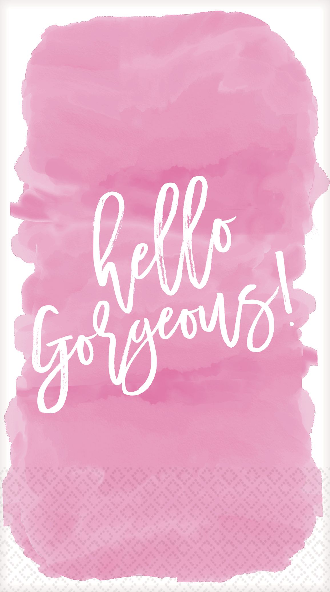 Hello Gorgeous Guest Towels, 16-pk Overhead_Flat