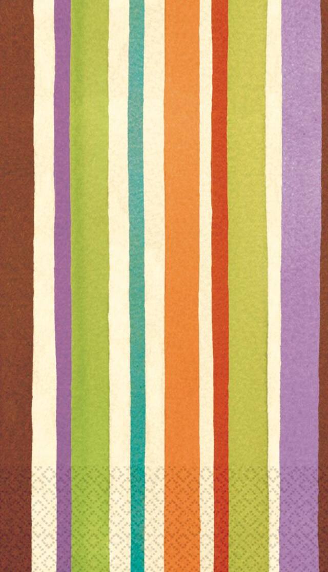 Striped Guest Towels, 16-pk Front_Flat