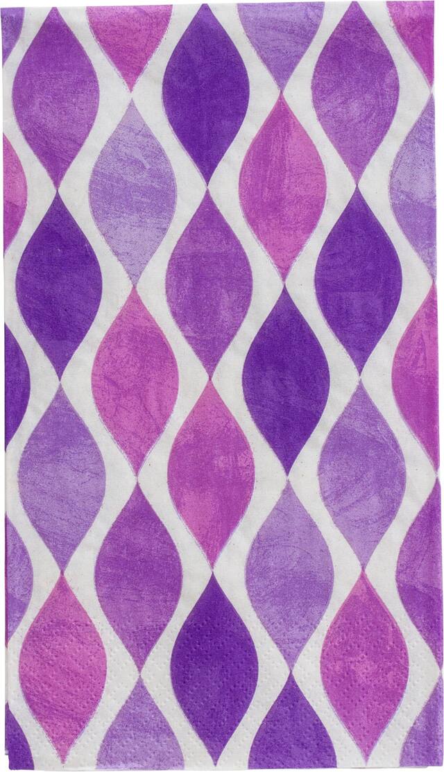 Serviettes pour invités, améthyste, paq. 16 CloseUp