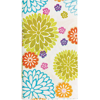 Essuie-mains d'invité avec motifs de chrysanthèmes modernes, paq. 16 Front_Flat
