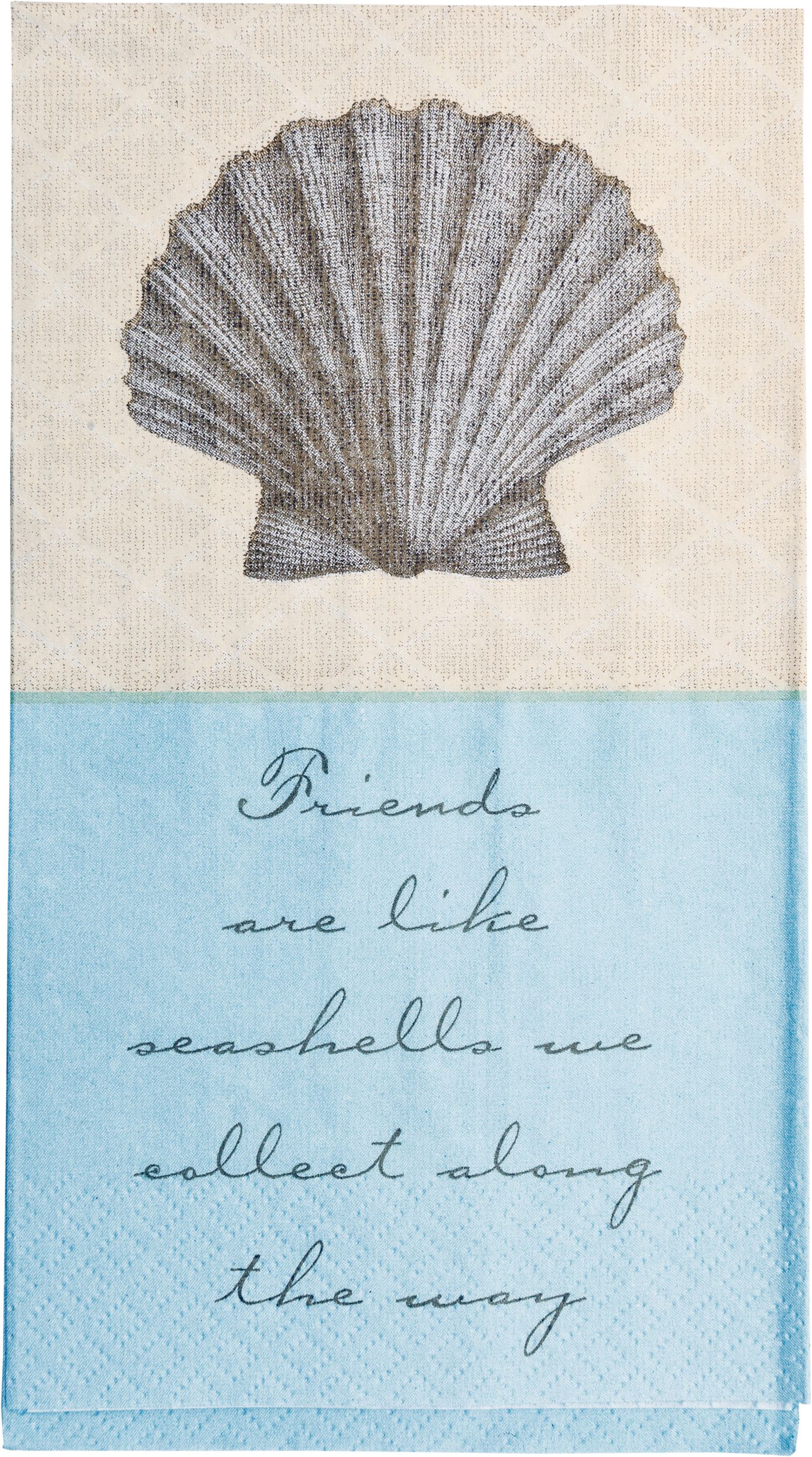 Eco-Friendly Shoreline Guest Towels, 16-pk Front_Flat