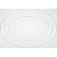 Plateau ovale, transparent Overhead_Flat