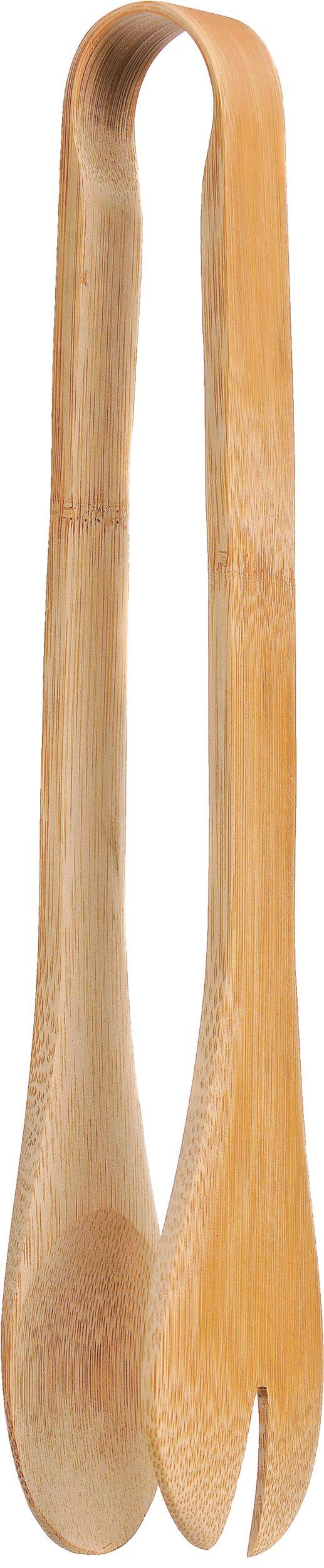 Bamboo Salad Tongs, 12-pk Front_Angled_Left