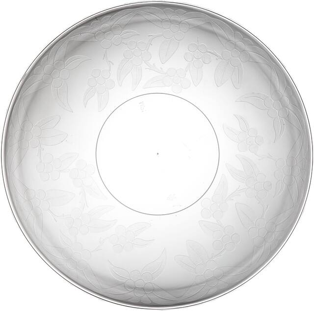 Plateau de service transparent, 16&nbsp;po Bottom_Flat