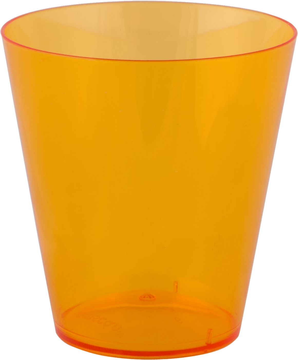 Big Party Pack Orange Plastic Shot Glasses, 100-ct Front_Elevated