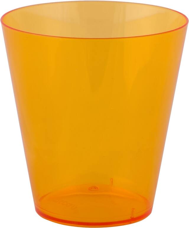 Big Party Pack Orange Plastic Shot Glasses, 100-ct Front_Elevated