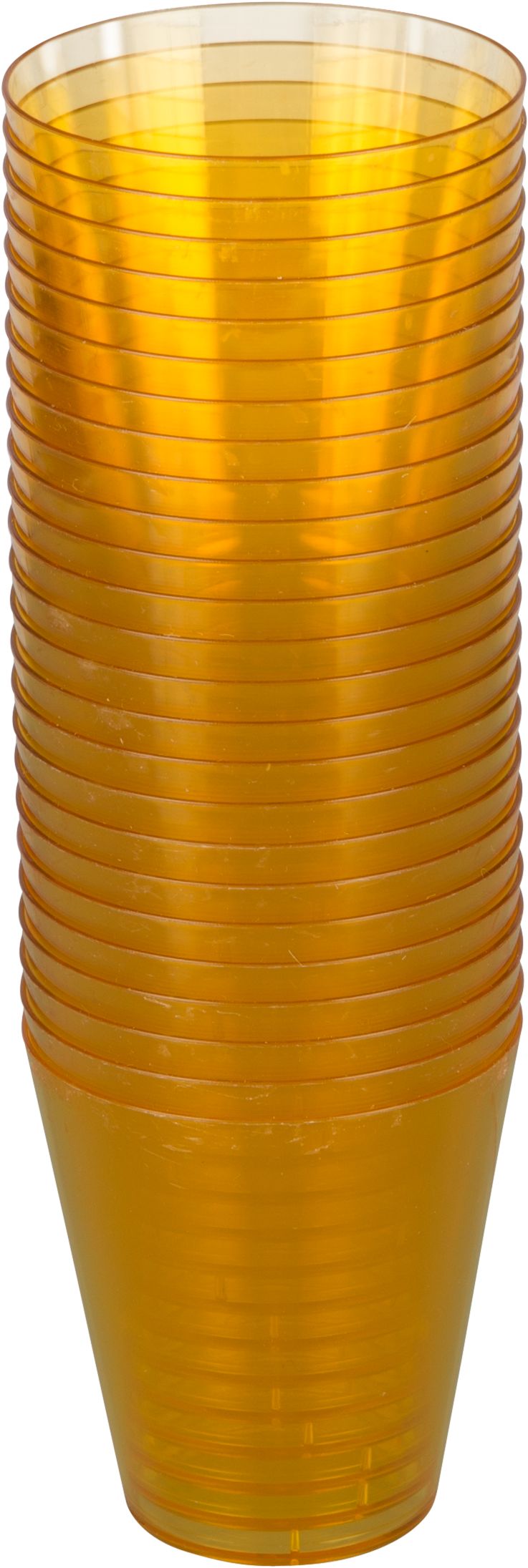 Big Party Pack Sunshine Yellow Plastic Shot Glasses, 100-ct Front_Elevated