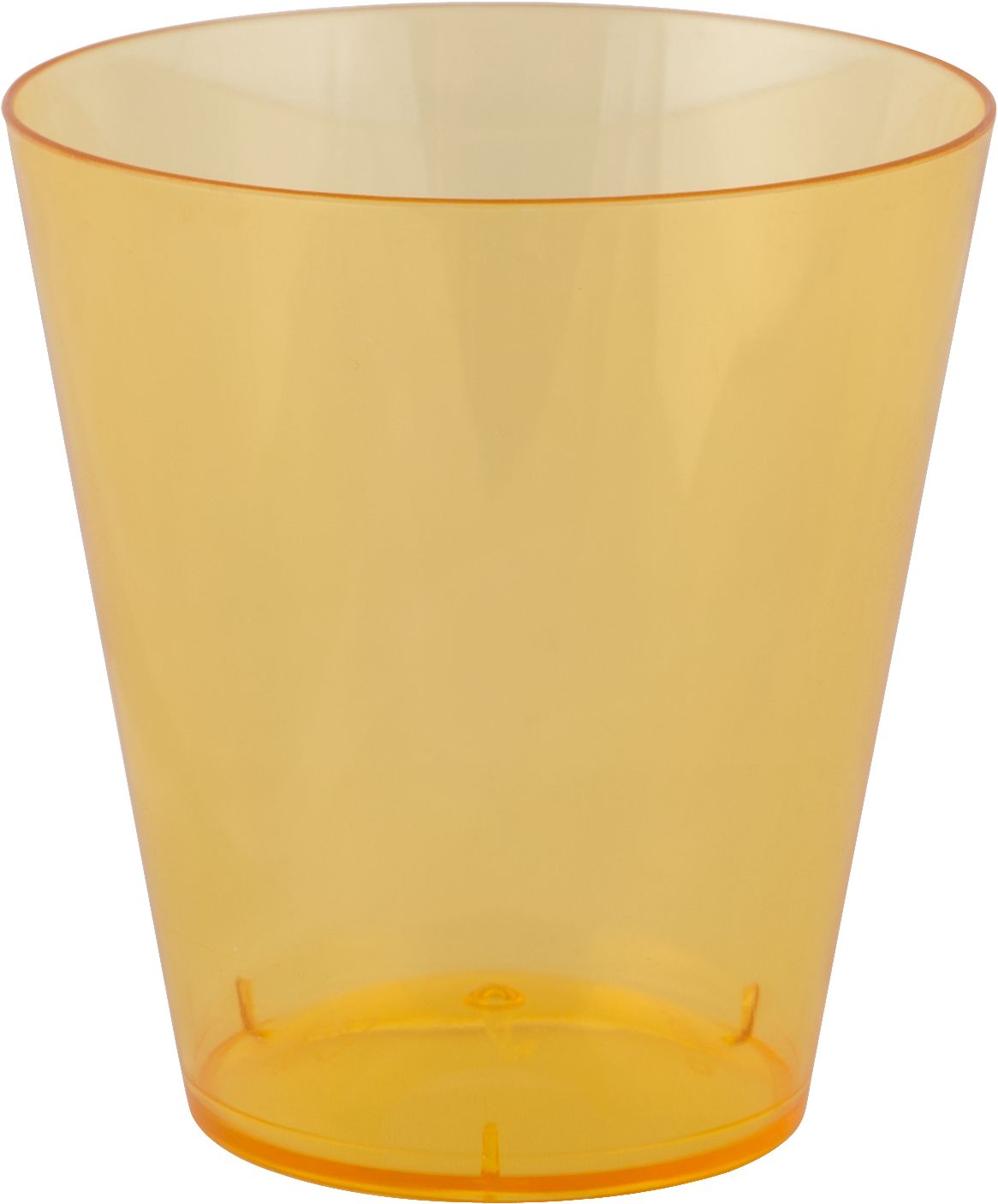 Big Party Pack Sunshine Yellow Plastic Shot Glasses, 100-ct Front_Elevated