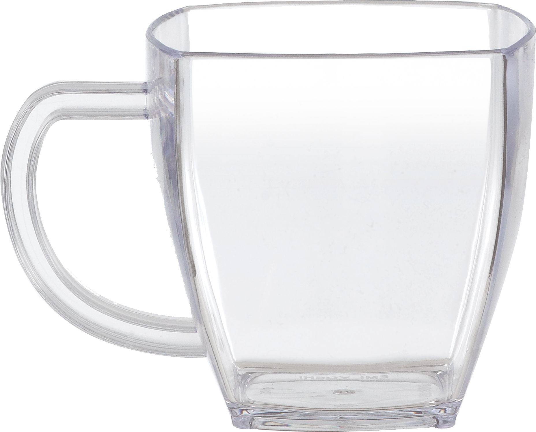Plastic Mini Coffee Cups, Birthdays, Anniversaries more, Clear, 2-oz, 10-pk Side_Right