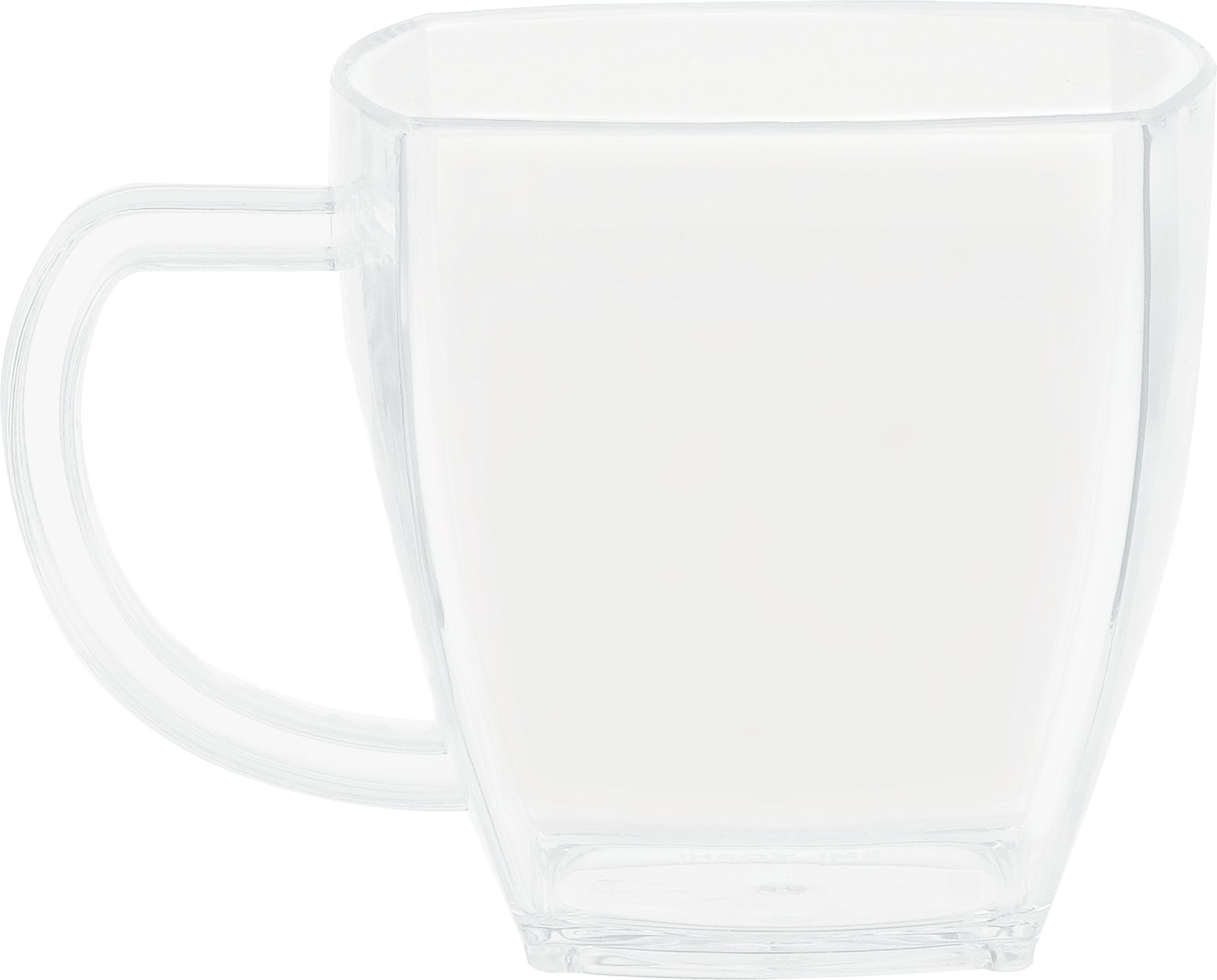 Plastic Mini Coffee Cups, Birthdays, Anniversaries more, Clear, 2-oz, 10-pk Side_Right