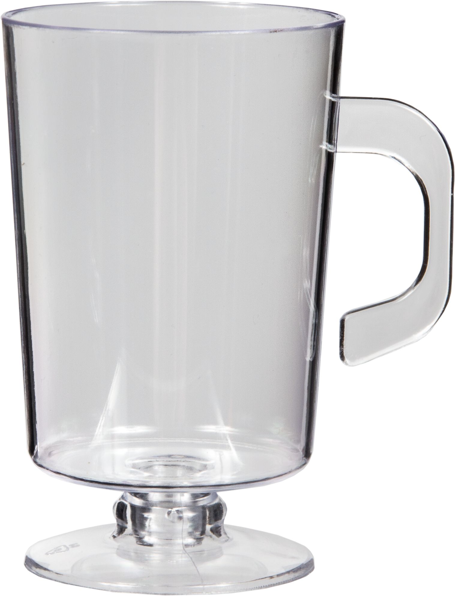 Plastic Mini Coffee Cups, Birthdays, Anniversaries more, Clear, 2-oz, 10-pk Side_Left