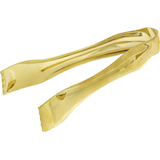 Plastic Reusable Mini Serving Tongs,  Assorted Colours,  6-in,  for Christmas/Thanksgiving/New Year's Eve/Birthday Party Front_Three_Fourths_Angled_Left