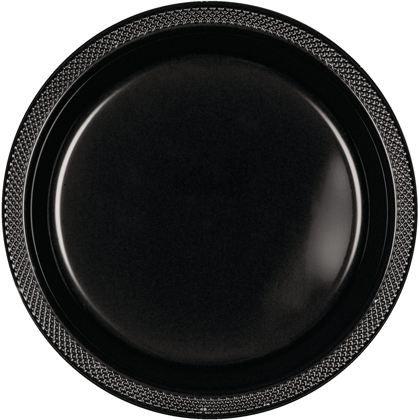 Lunch Plates, Jet Black | Party City