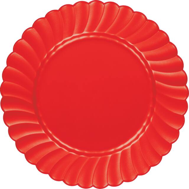 12CT 10.25IN RED PL.