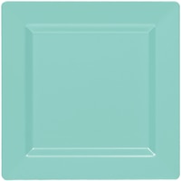 Premium Plastic Square Lunch Plates, 10-pk Overhead_Flat
