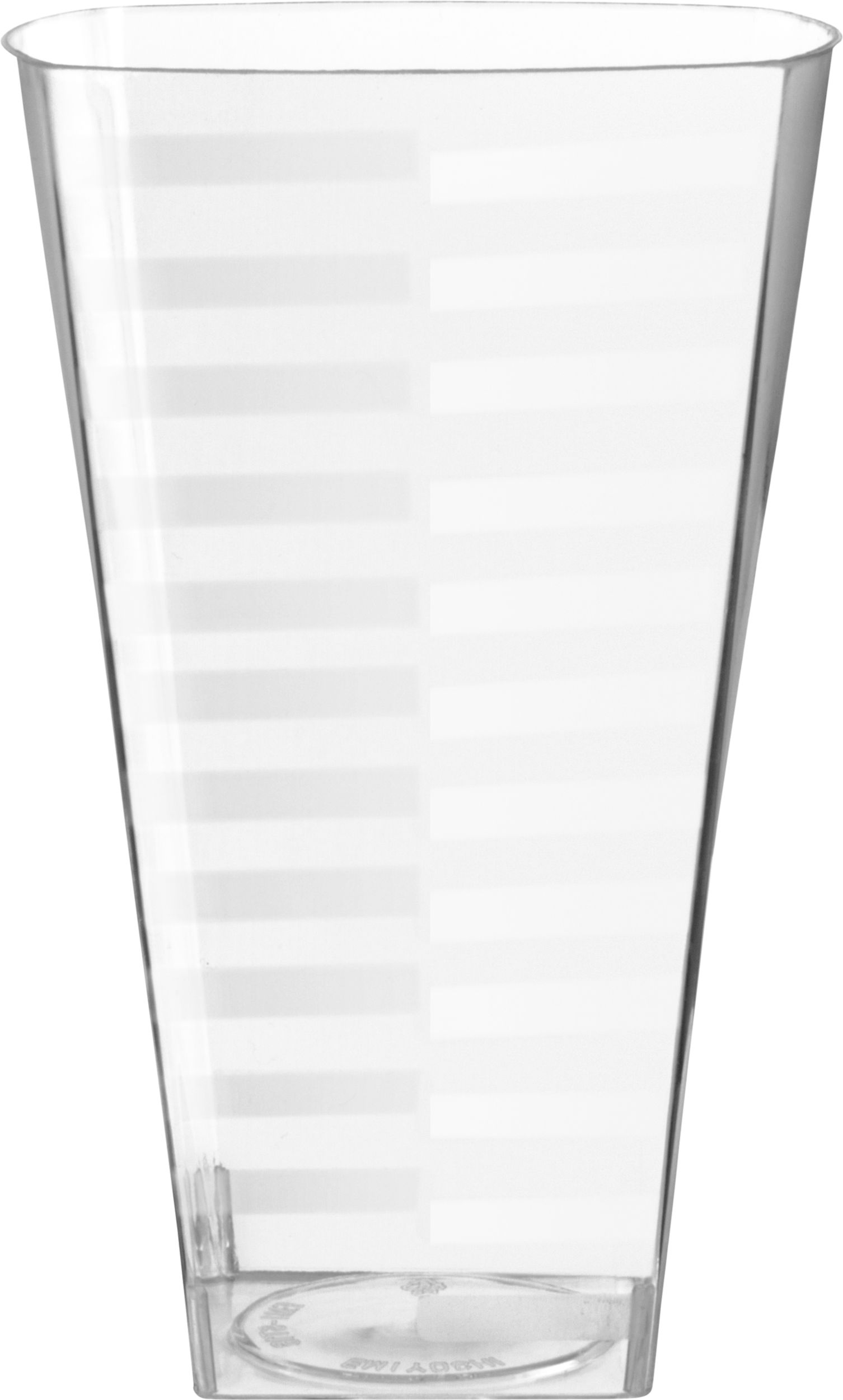 Clear Premium Plastic Square Cups, 16-oz, 14-pk Front_Elevated