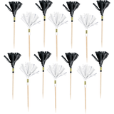 Bright Fringe Party Picks, 24-pk Overhead_Flat
