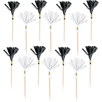 Piquets de fête à franges vif, paq. 24 Overhead_Flat