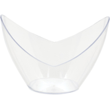 Durable Plastic Butterfly-Shaped Mini Bowls, Clear, 10-pk Front_Elevated