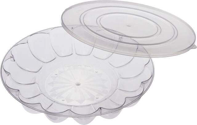 Plateau à oeufs en plastique transparent avec couvercle Composite_or_Mixed