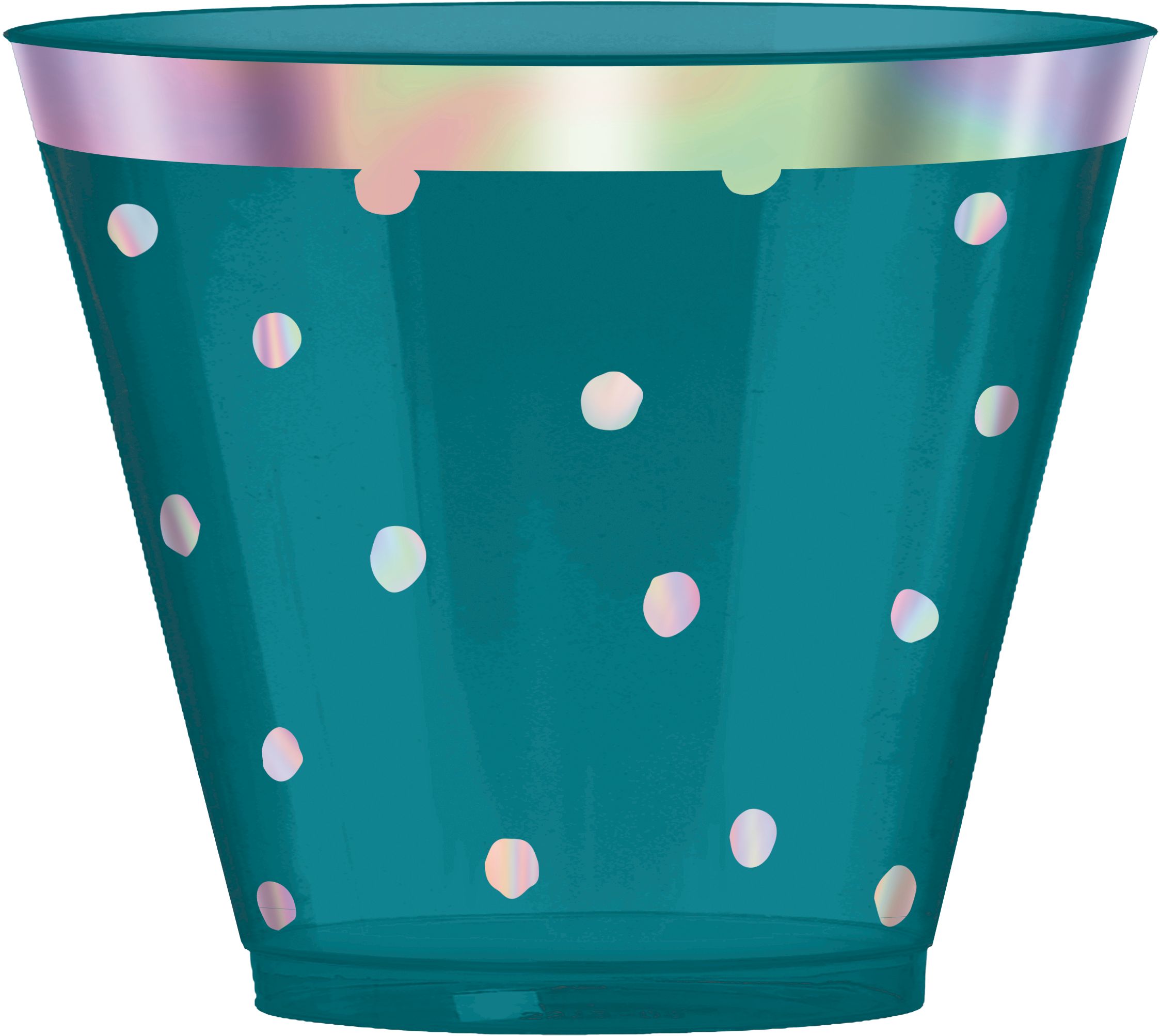 Sparkling Sapphire Plastic Tumblers, 24-pk Front_Elevated