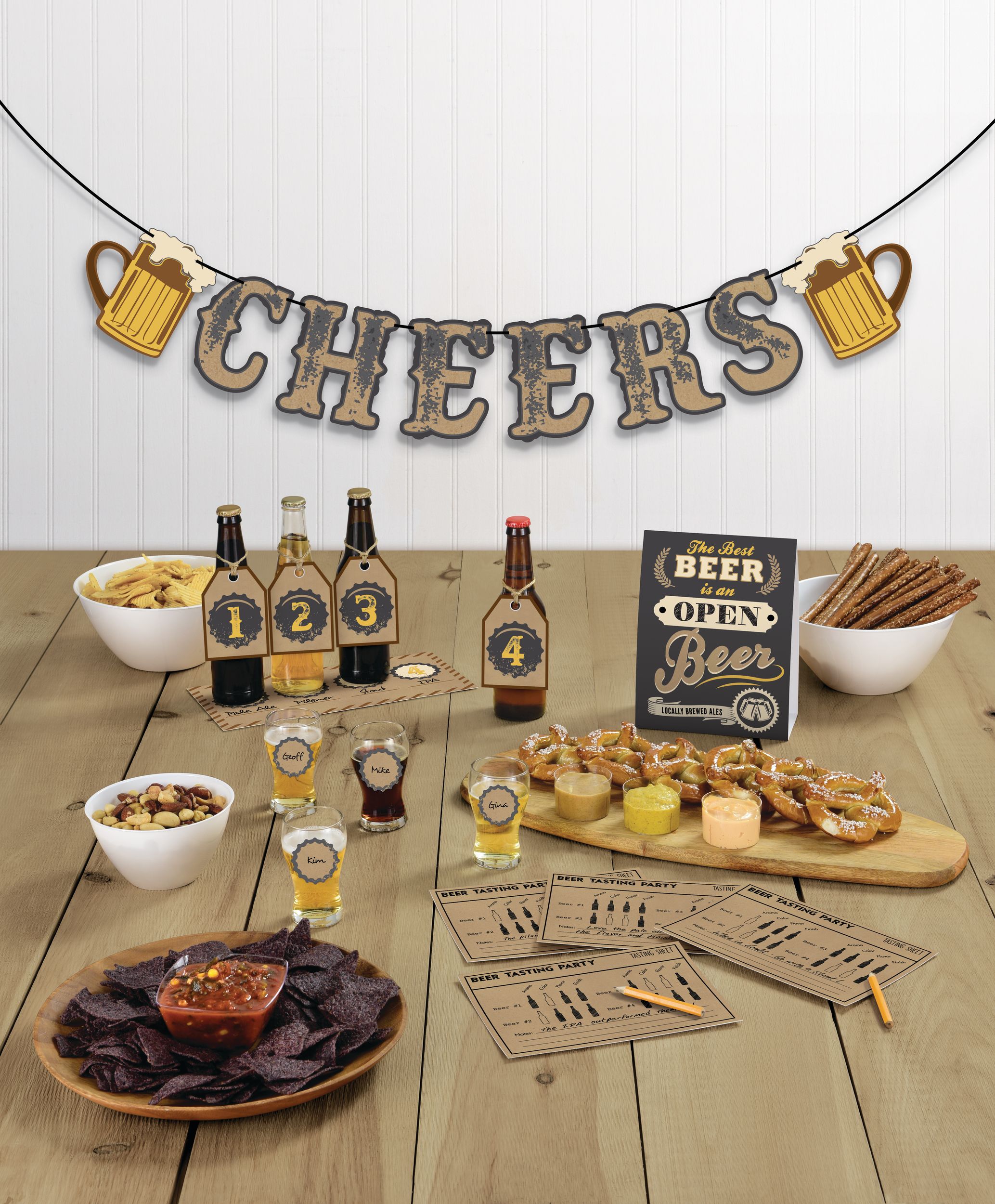 Décorations pour table de buffet de dégustation de bière Composite_or_Mixed