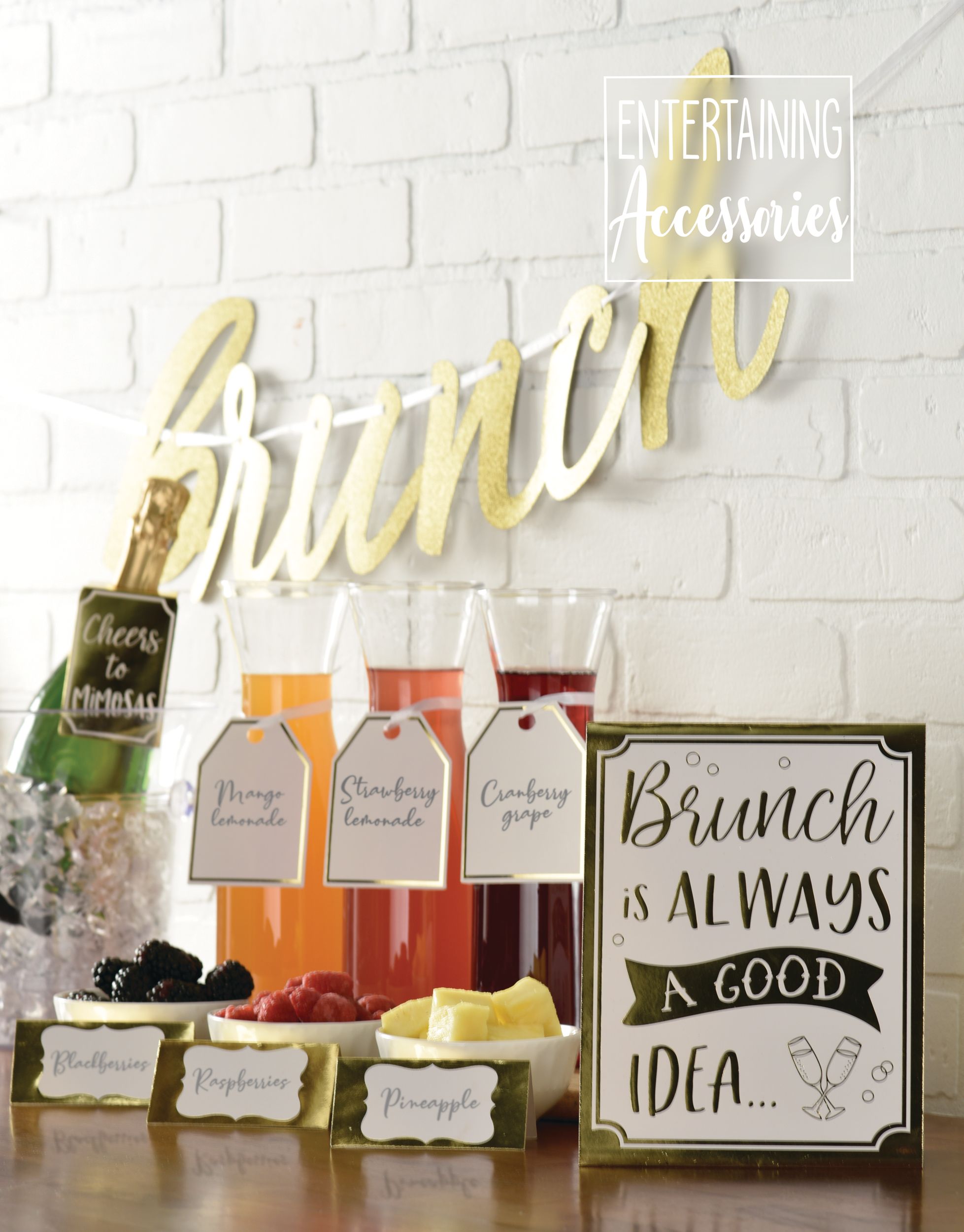 Foodie Tasting Buffet Table Decorating Kit with Food Cards, Picks & Labels, Black/White, 12-in, 12-pk, for Birthday/Wedding/Summer Composite_or_Mixed