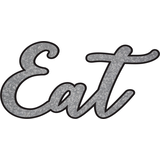 Eat Block Letter Sign Front_Flat