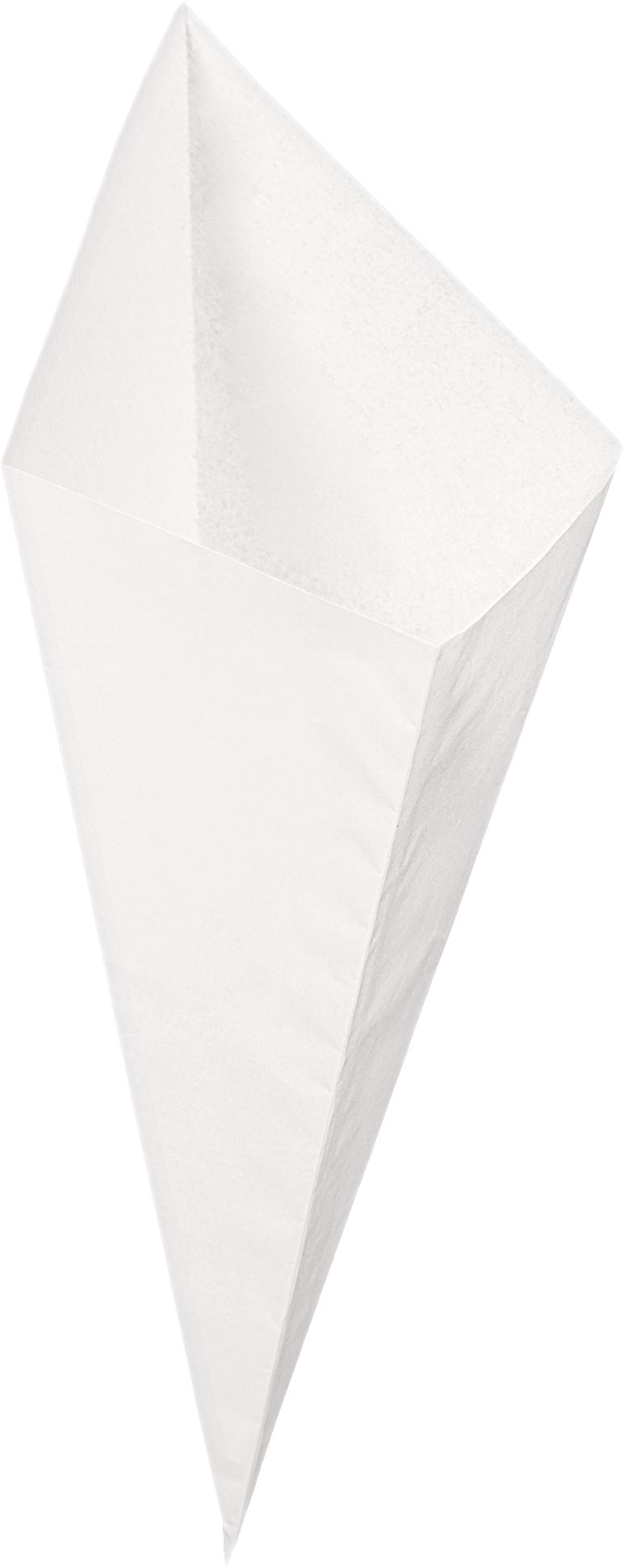 Cornets à collations, blanc, paq. 40 Front_Angled_Right