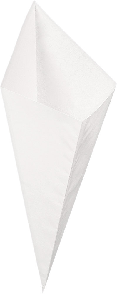 White Snack Cones, 40-pk | Party City