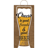 Good Friends & Good Beer Sign Front_Flat