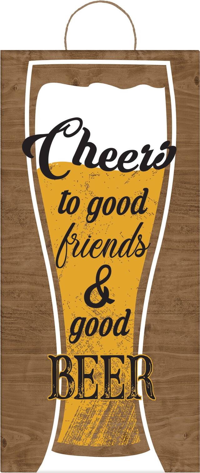 Good Friends & Good Beer Sign Front_Flat