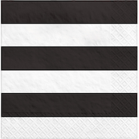 Festive Striped Lunch Napkins, 16-pk Front_Flat
