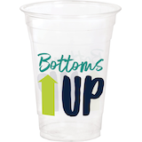 Bottoms Up Plastic Cups, 20-ct Front_Elevated