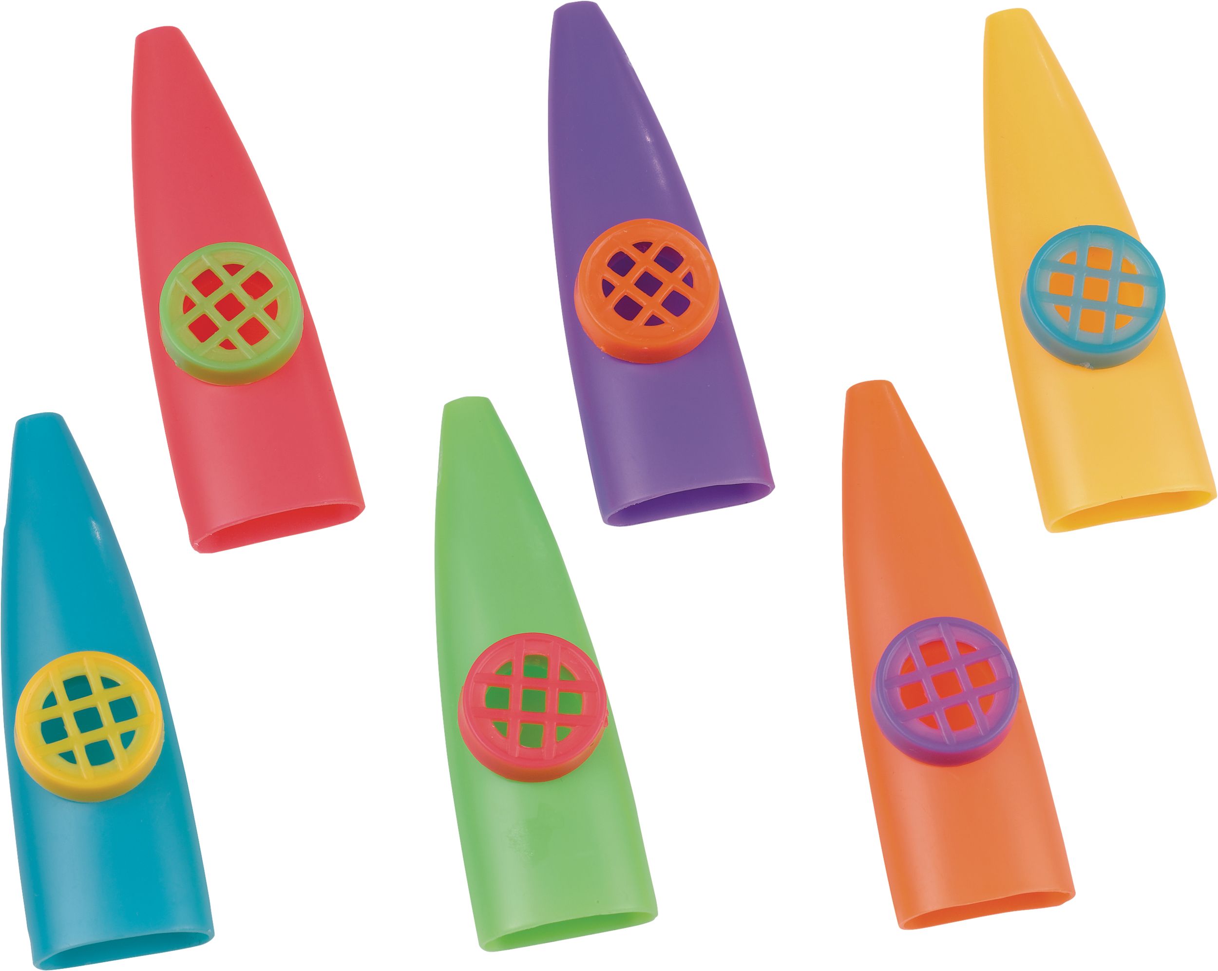 Party Noisemakers, Multi-Coloured, 100-pk, for Birthday/Party Favour Front_Angled_Right