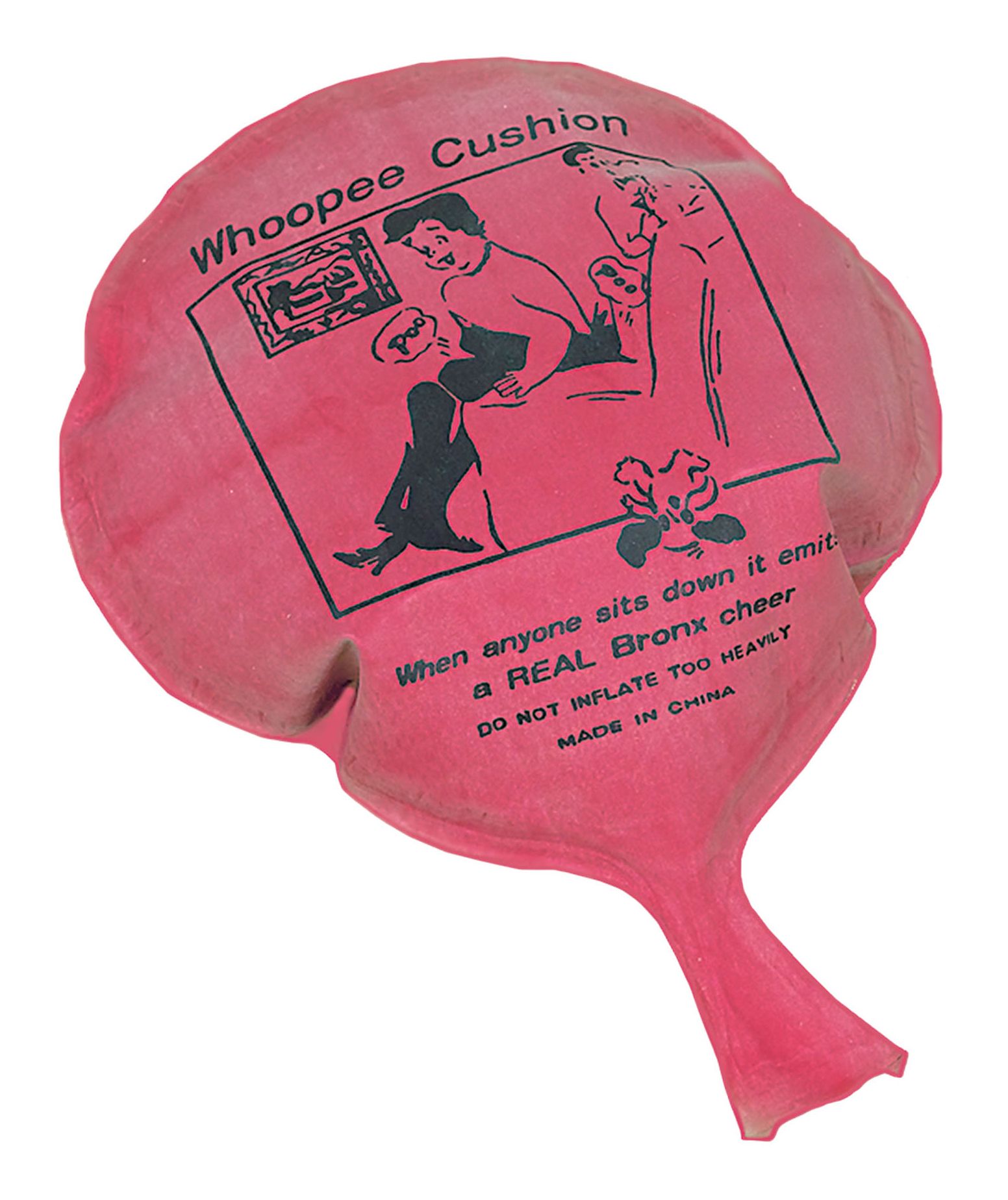 Whoopie Cushion Toys, Red, 12-pk, for Birthday/Party Favour/April Fools Day Overhead_Plunge