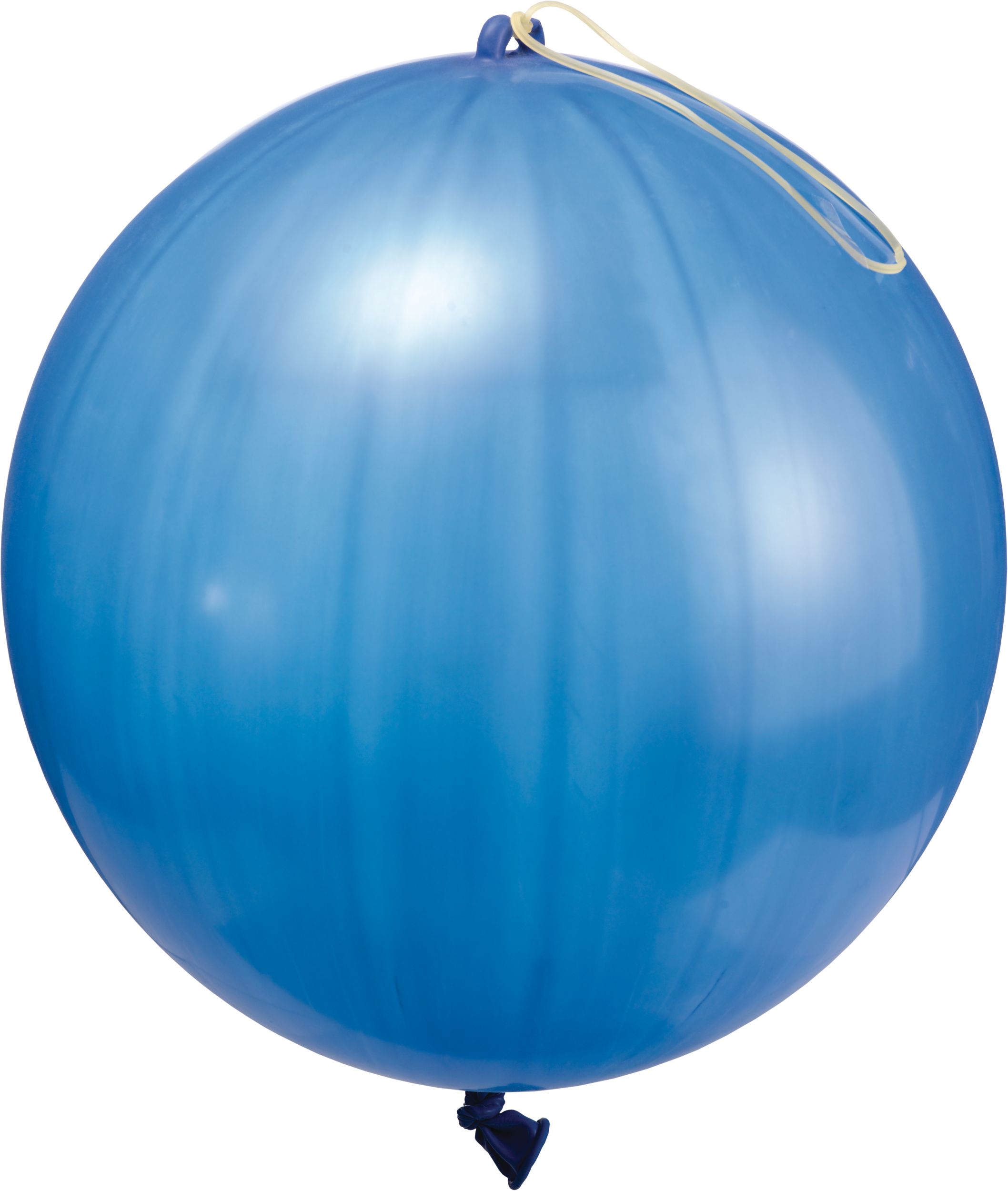 Round Punch Balloons, Blue/Red/Yellow/Green, 8-in, 14-pk Front_Flat