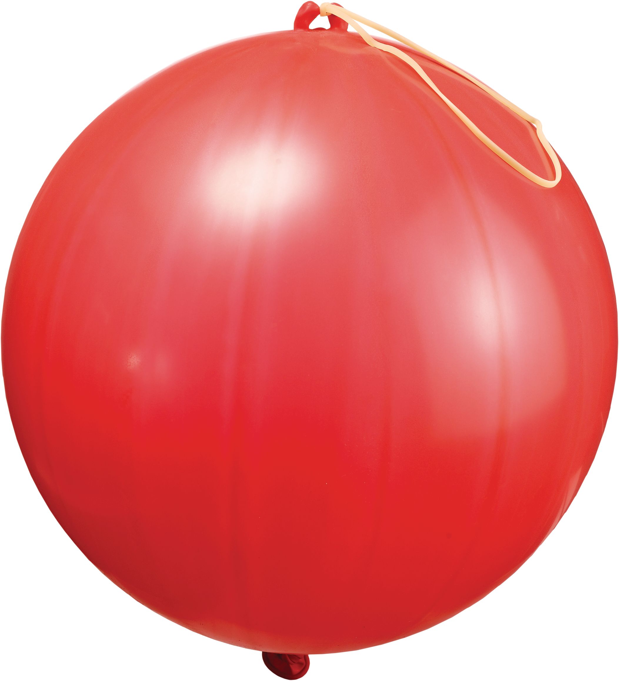 Round Punch Balloons, Blue/Red/Yellow/Green, 8-in, 14-pk Front_Flat