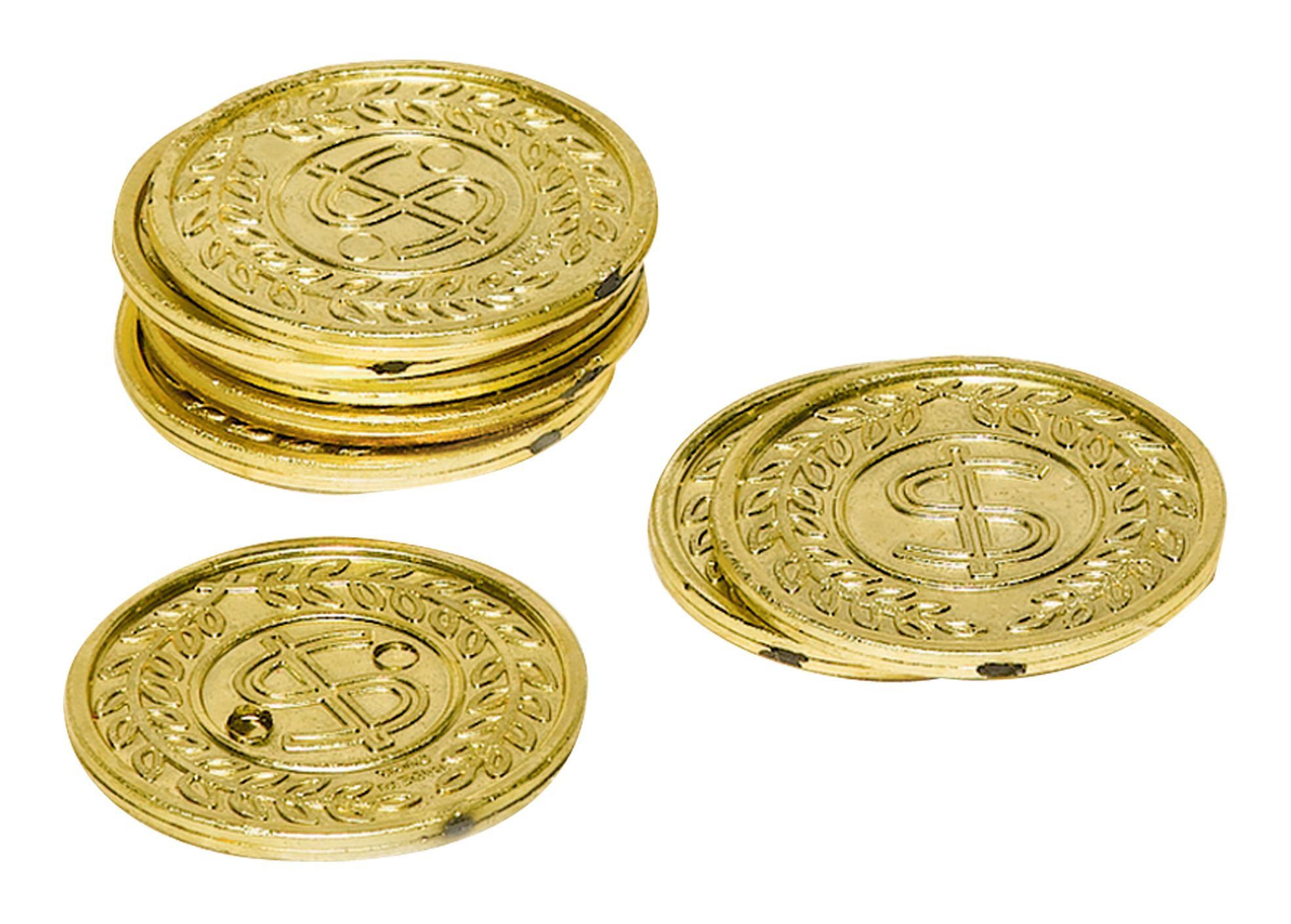 Dollar Metallic Coins, Gold, 300-pk, for Birthday/Party Favour/Poker Overhead_Plunge