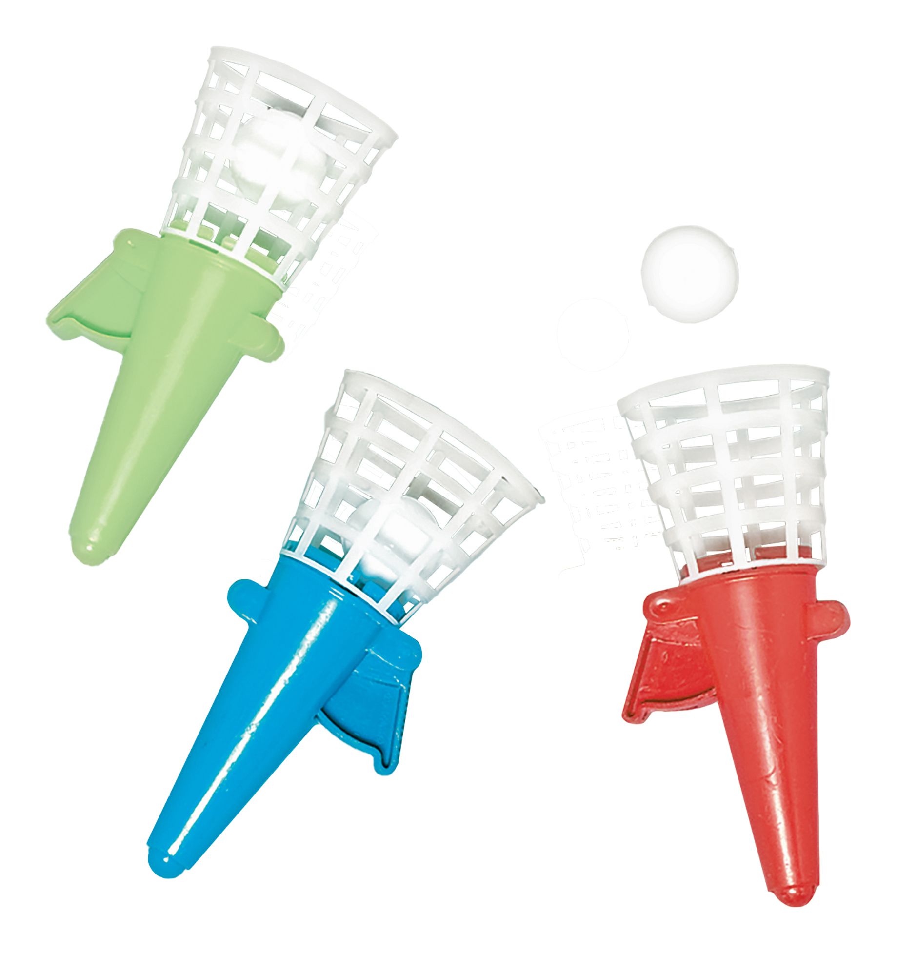 Catch Games, Red/Green/Blue, 12-pk, for Birthday/Party Favour Overhead_Flat