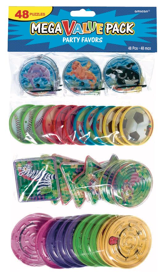 Casse-têtes Labyrinthe, paquet économique, paq. 40 Front_Flat