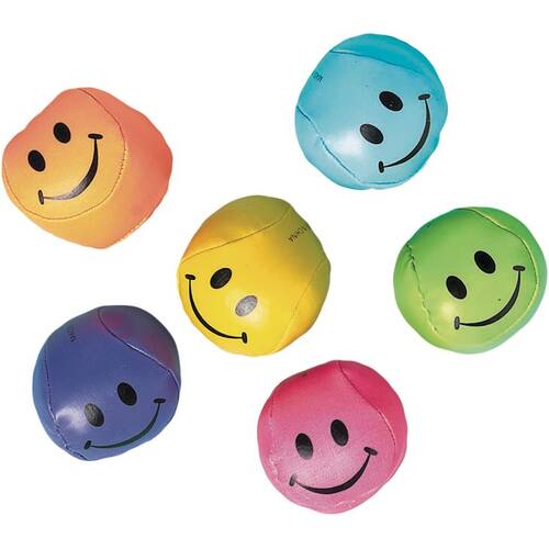 Soft Fabric Ball Toys, Multi-Coloured, 12-pk, for Birthday/Party Favour