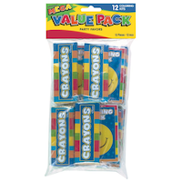 Groovy Colouring Kits, Multi-Coloured, 12-pk, for Arts & Crafts/Birthday Favour Front_Flat