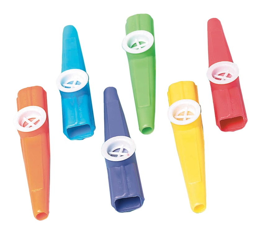 25 Pack Instruments de Musique Kazoos en plastique avec