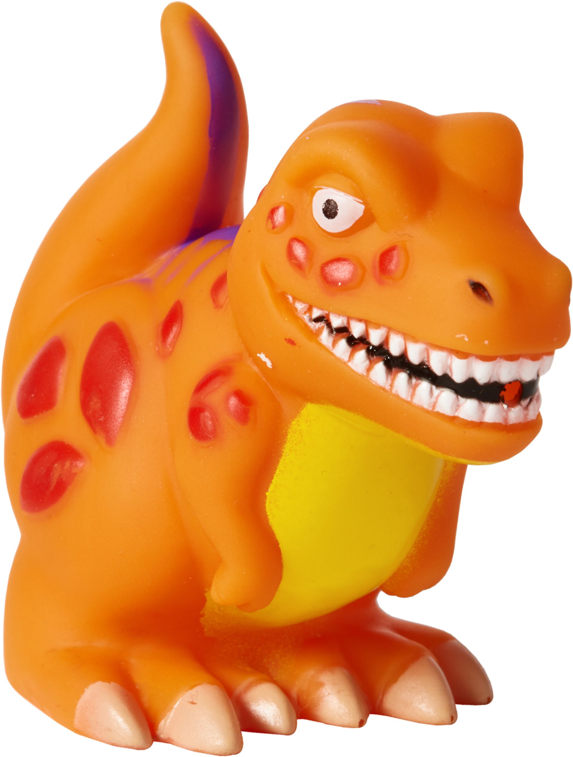 Dinosaur Squirt Favour Toys, Orange, 12-pk for Birthday/Party Favour Front_Three_Fourths_Angled_Right