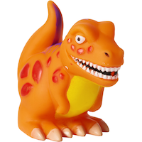 Dinosaur Squirt Favour Toys, Orange, 12-pk for Birthday/Party Favour Front_Three_Fourths_Angled_Right